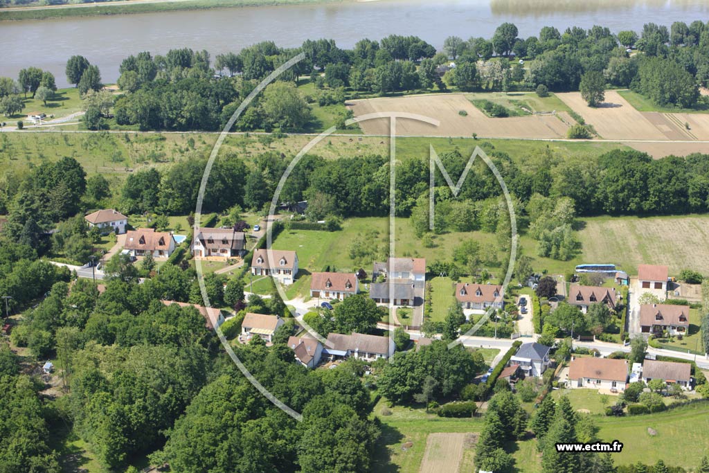 Photo arienne de Chaumont-sur-Loire