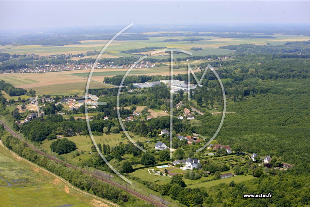 Photo arienne de Chouzy-sur-Cisse (Les Gandillonnires)