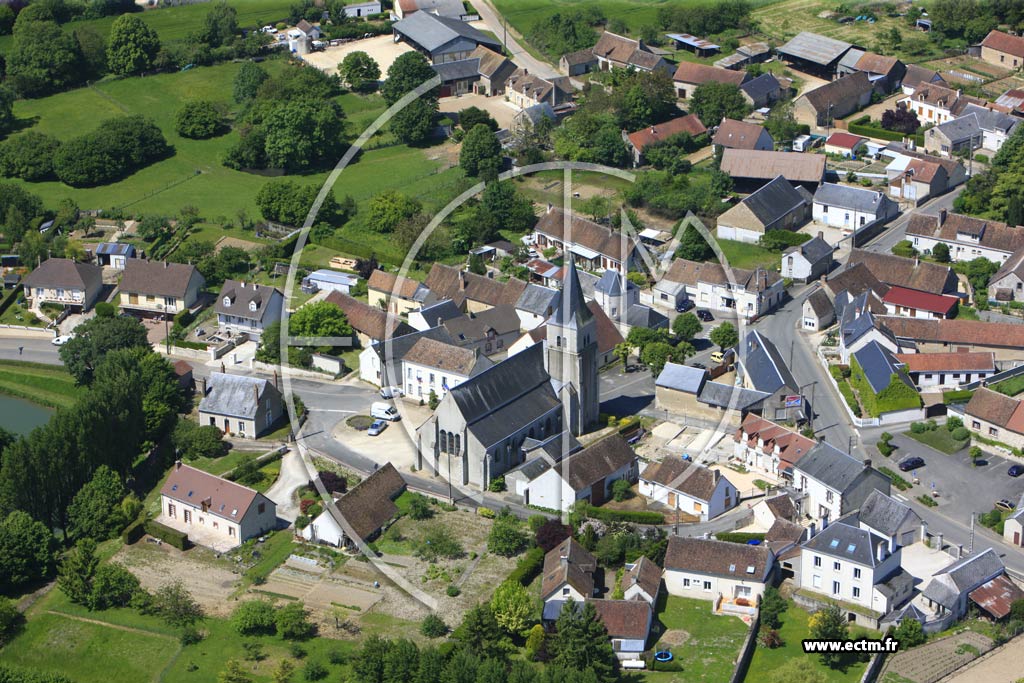 Photo arienne de Coulommiers-la-Tour