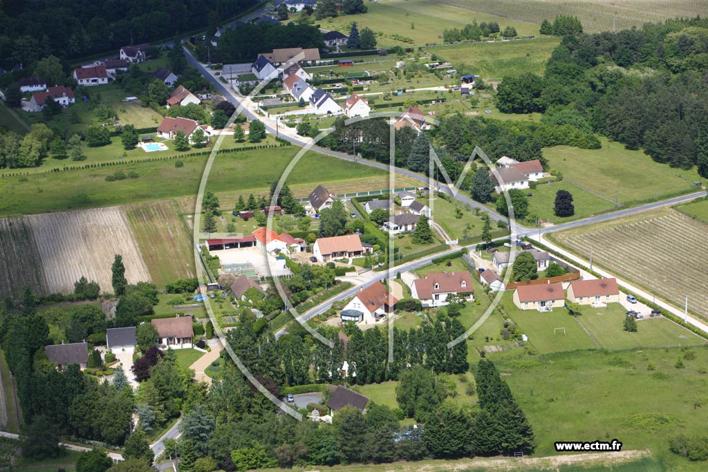 Photo arienne de Cour-Cheverny (La Roncinire)