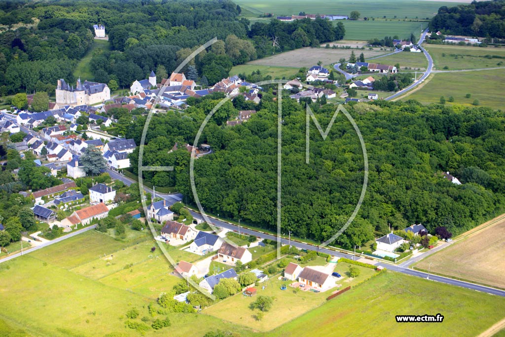 Photo arienne de Fougres-sur-Bivre