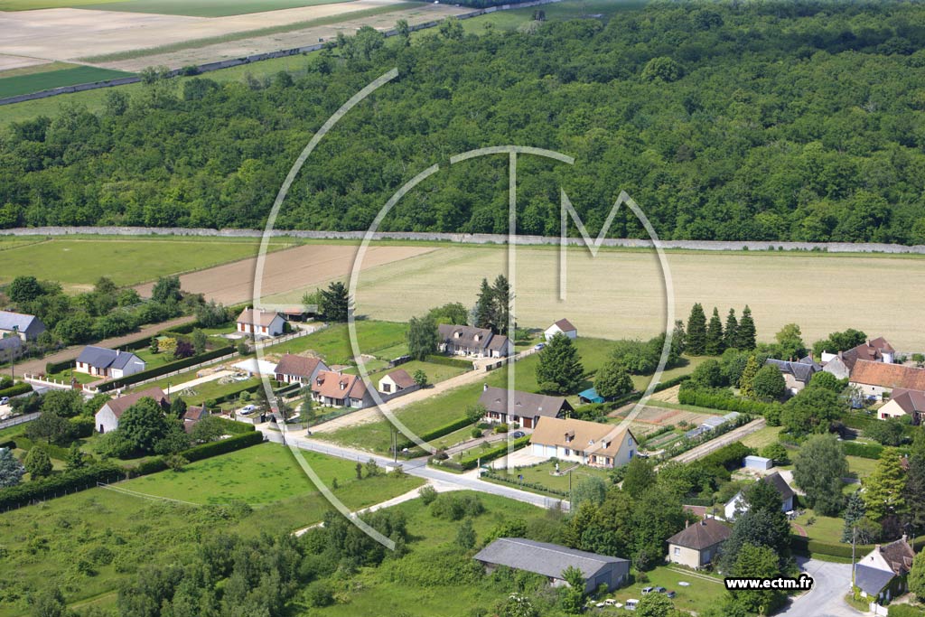 Photo arienne de Huisseau-sur-Cosson (Bracieux)