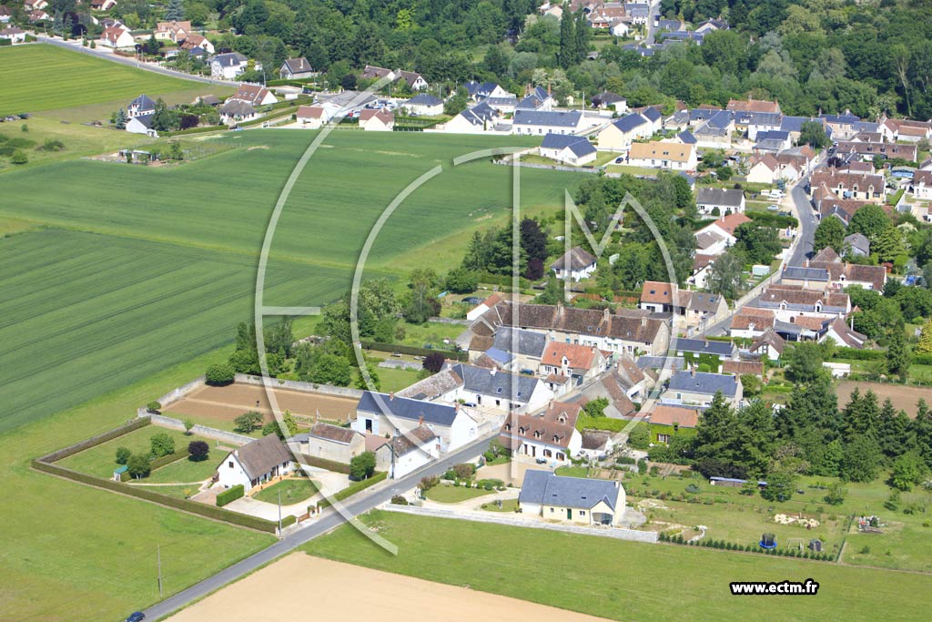 Photo arienne de Huisseau-sur-Cosson (Le Chiteau)