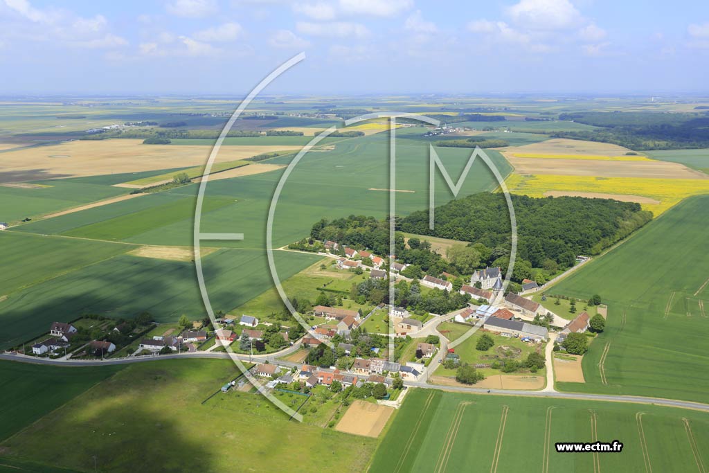 Photo arienne de La Chapelle-Vendmoise (Toisy)
