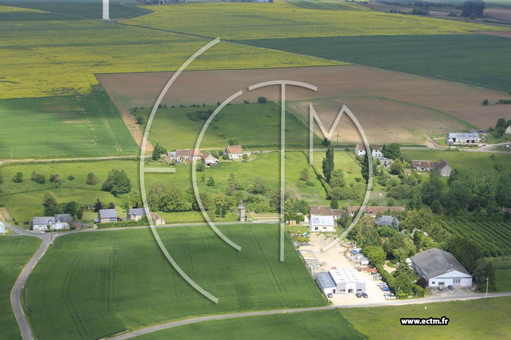 Photo arienne de Landes-le-Gaulois