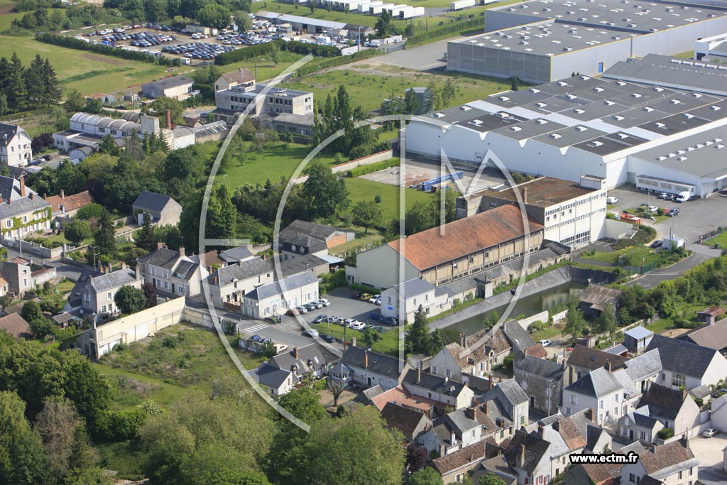 Photo arienne de Mer (Rue Haute d'Aulnay)