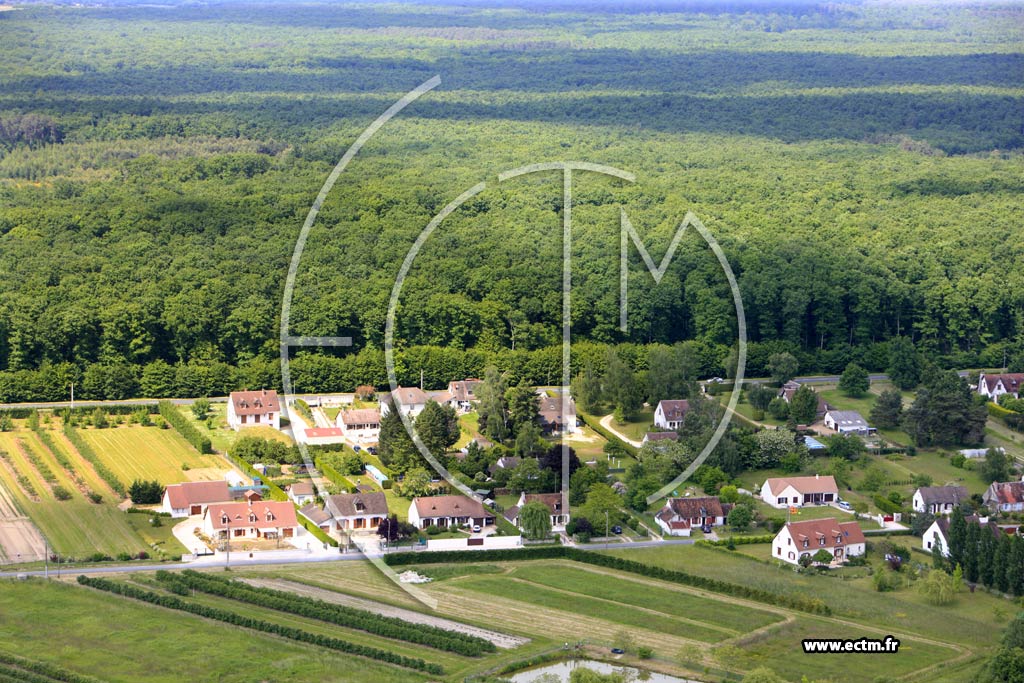 Photo arienne de Mont-Prs-Chambord (Champs Blanchet)
