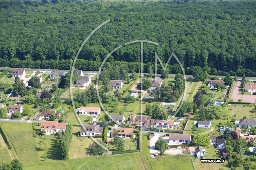 Photo arienne de Mont-Prs-Chambord (Champs Blanchet)