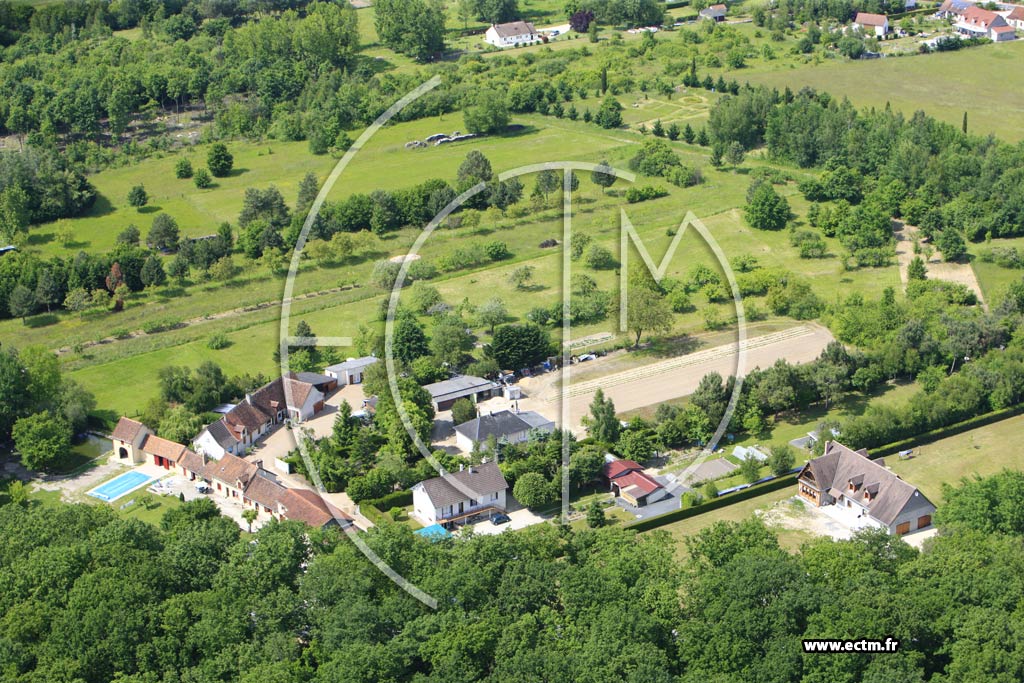 Photo arienne de Mont-Prs-Chambord (Route de Blois)