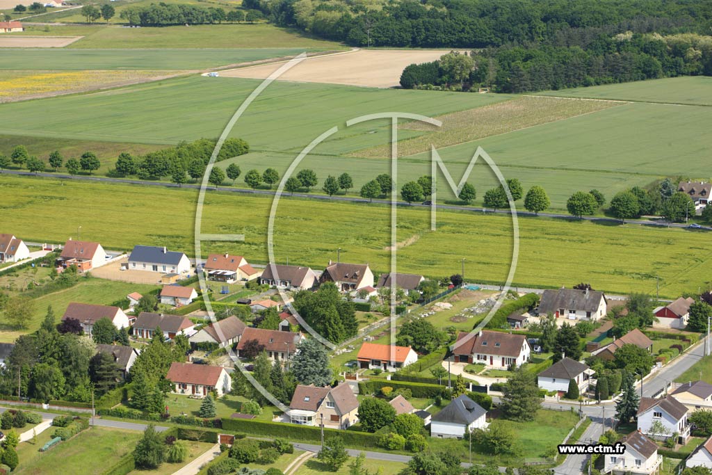 Photo arienne de Muides-sur-Loire (Croix)