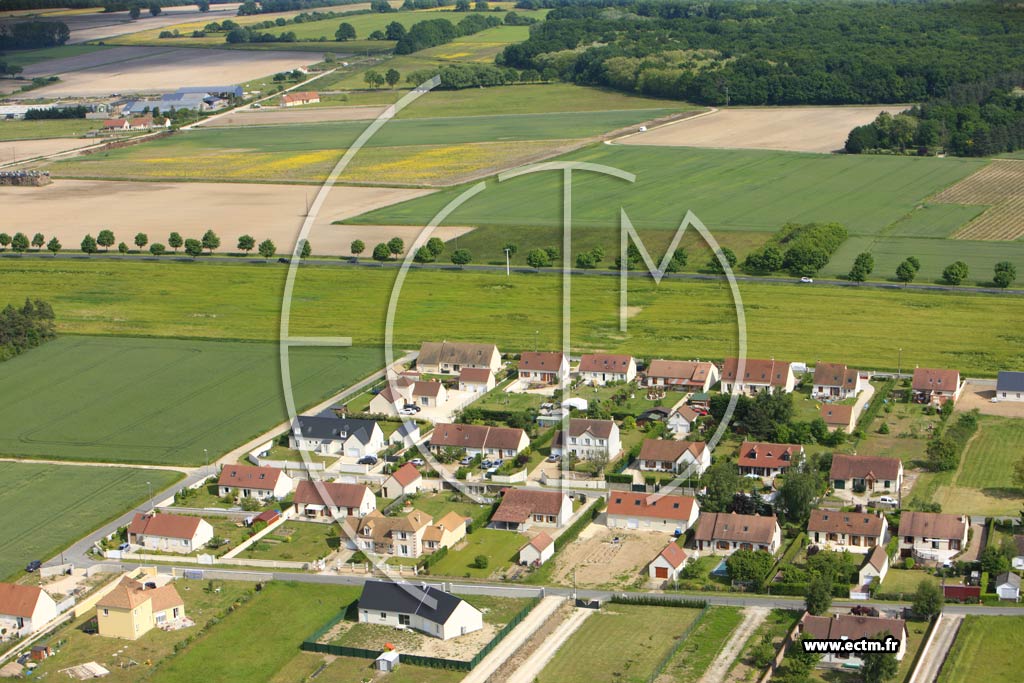Photo arienne de Muides-sur-Loire (Croix)