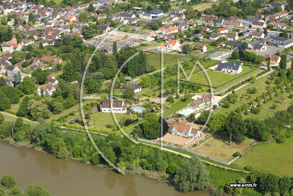 Photo arienne de Muides-sur-Loire (Halage)