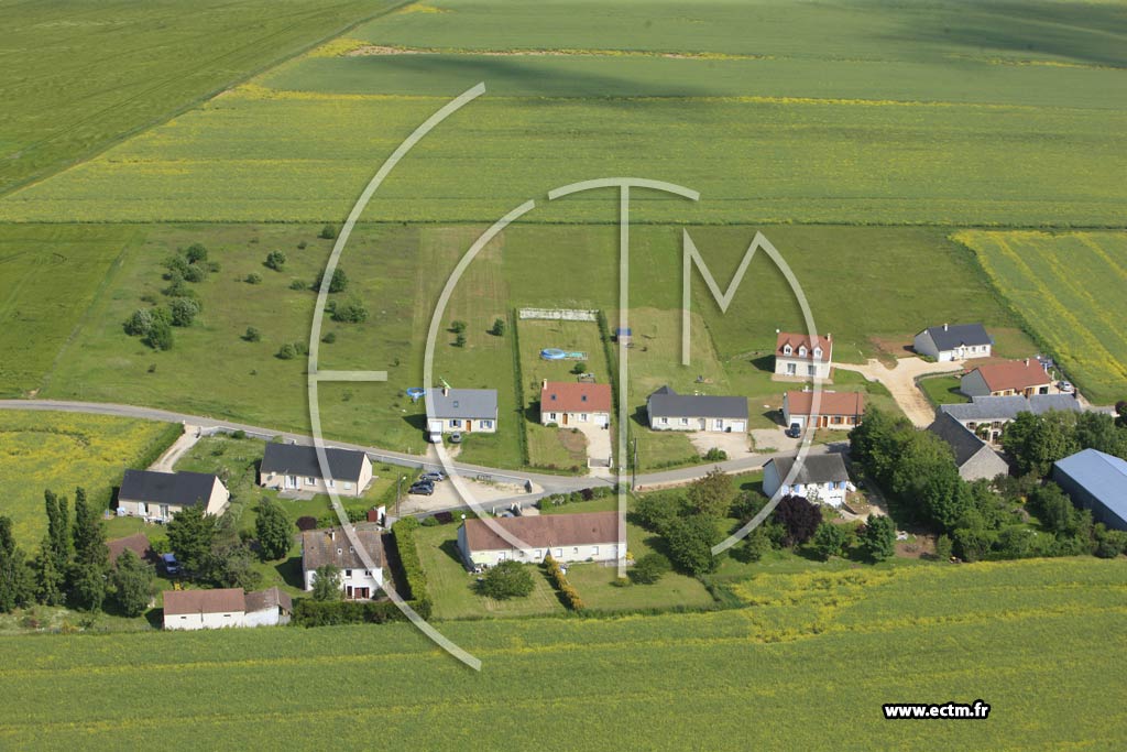 Photo arienne de Mulsans (Villefrisson)