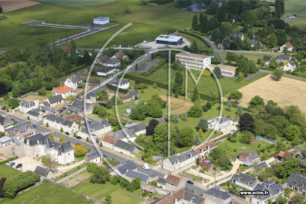 Photo arienne de Pontlevoy (Route de Blois)