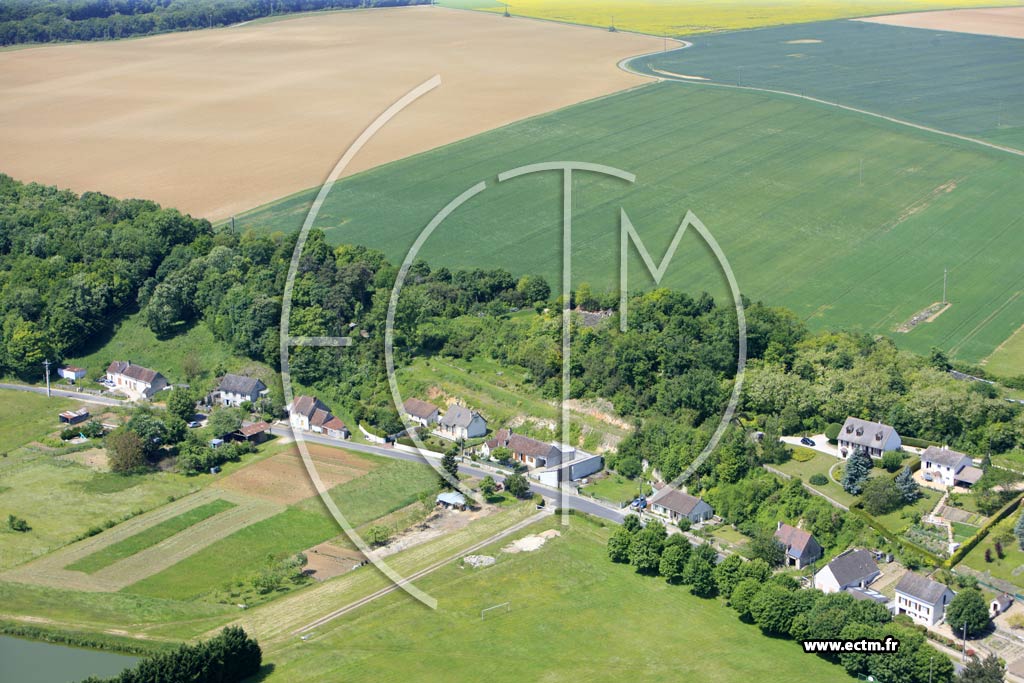 Photo arienne de Saint-Bohaire (Vauvert)