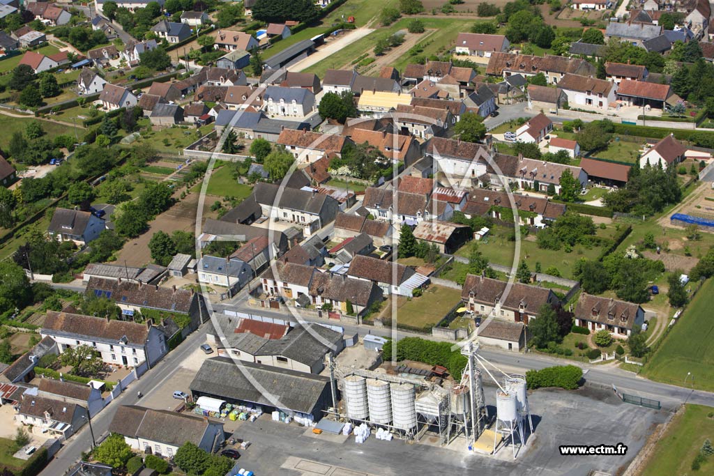 Photo arienne de Saint-Claude-de-Diray