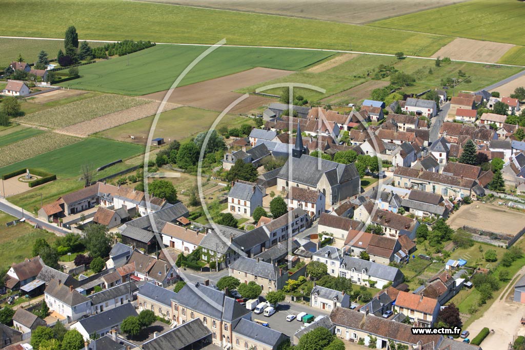 Photo arienne de Saint-Claude-de-Diray