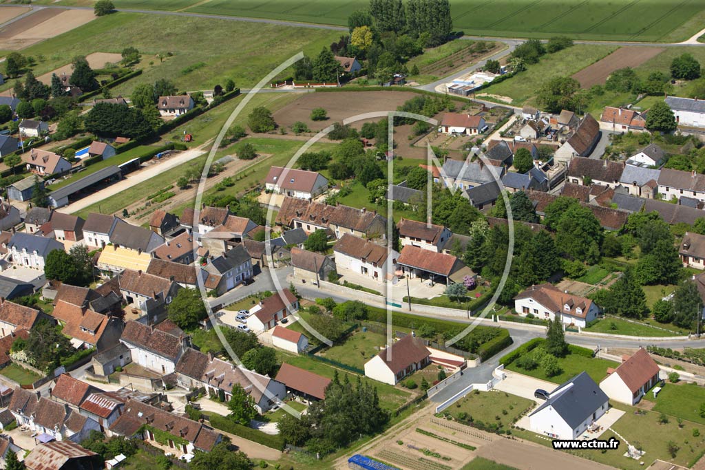 Photo arienne de Saint-Claude-de-Diray