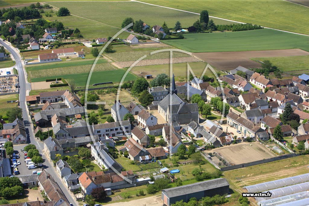Photo arienne de Saint-Claude-de-Diray