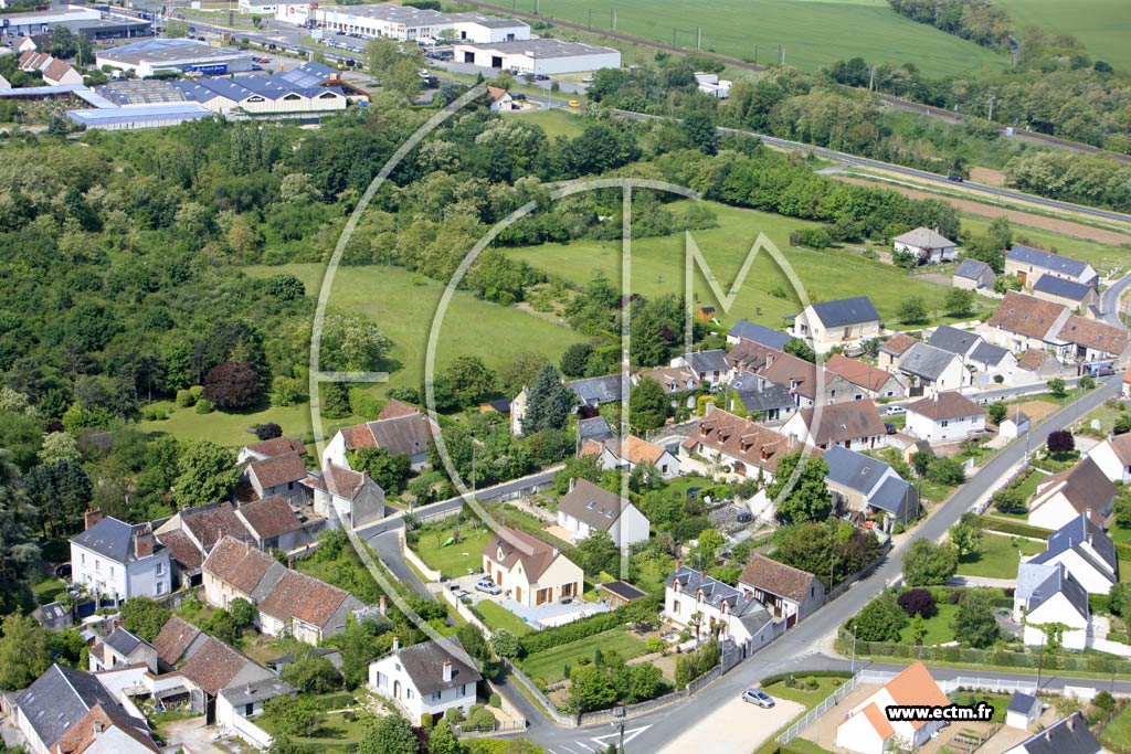 Photo arienne de Saint-Denis-sur-Loire (Mac)