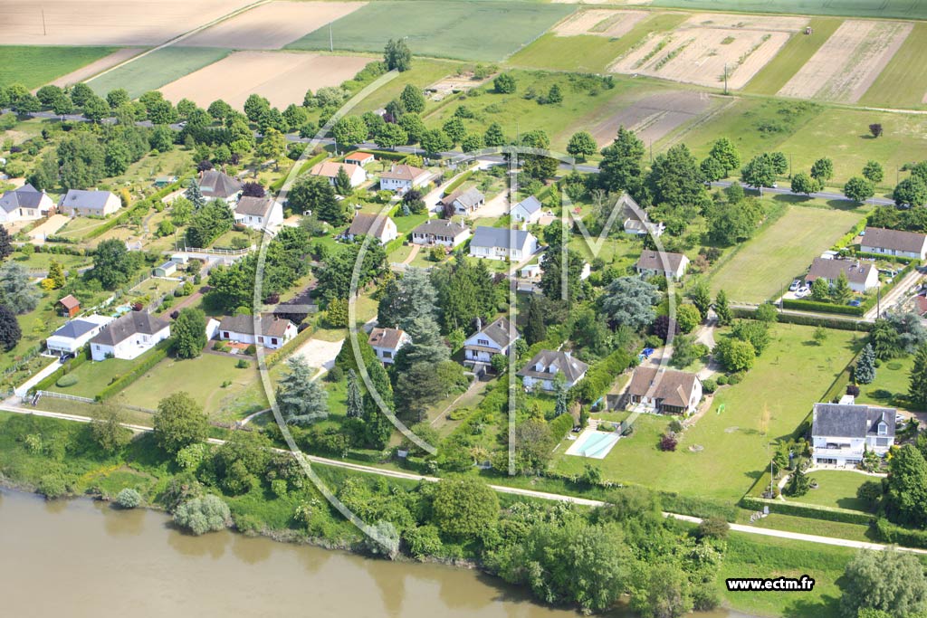 Photo arienne de Saint-Dy-sur-Loire (Halage)