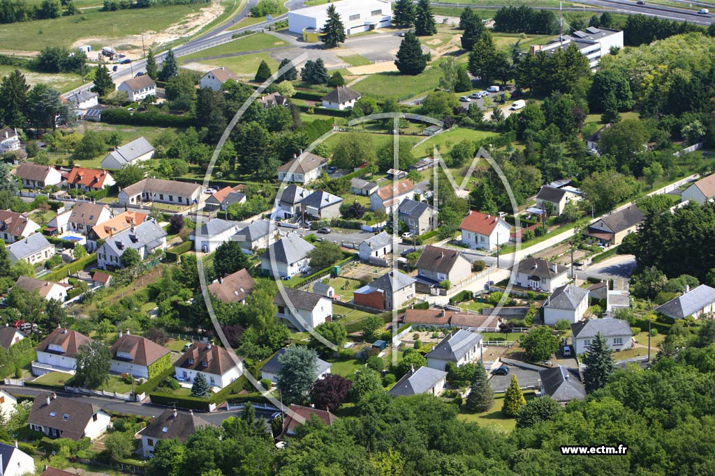 Photo arienne de Saint-Gervais-la-Fort (Belleries)