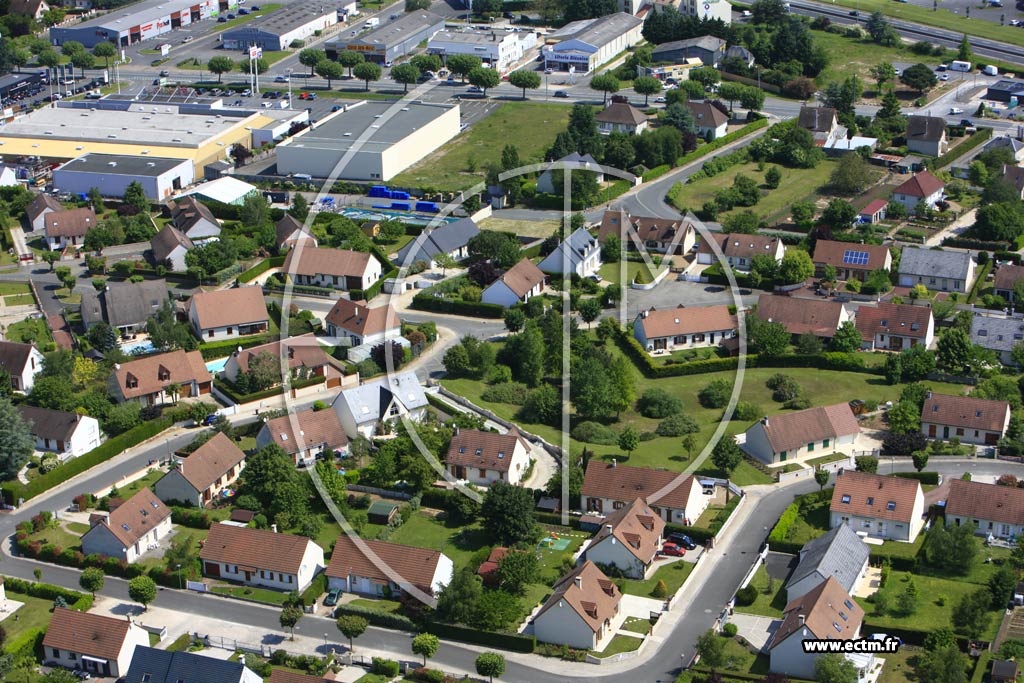 Photo arienne de Saint-Gervais-la-Fort (Les Landiers)