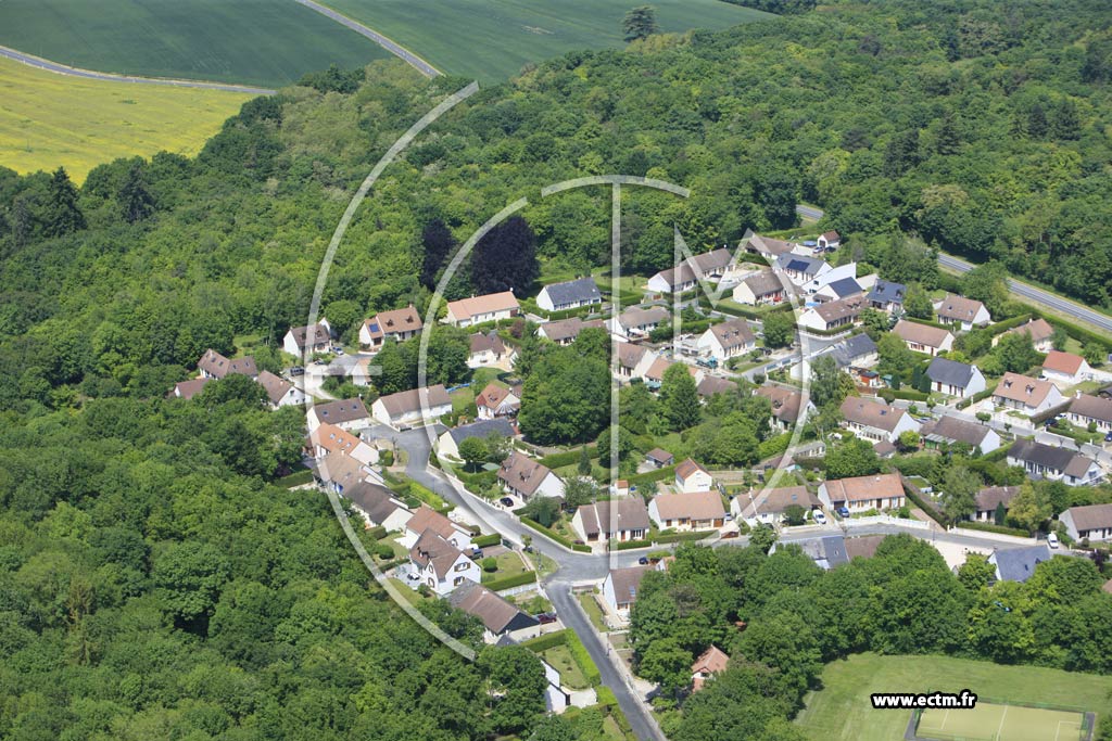 Photo arienne de Saint-Lubin-en-Vergonnois