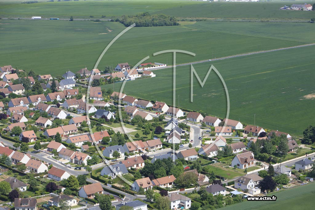 Photo arienne de Saint-Sulpice-de-Pommeray