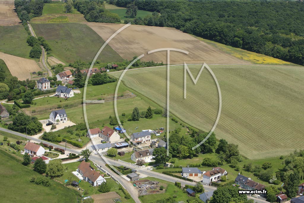 Photo arienne de Santenay