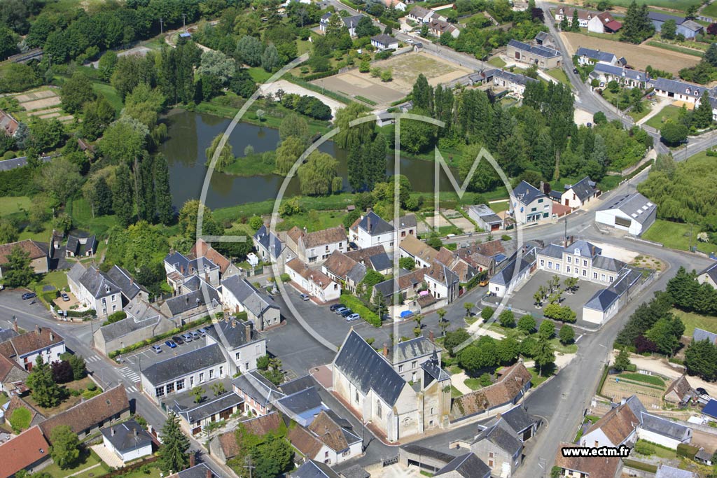 Photo arienne de Selommes