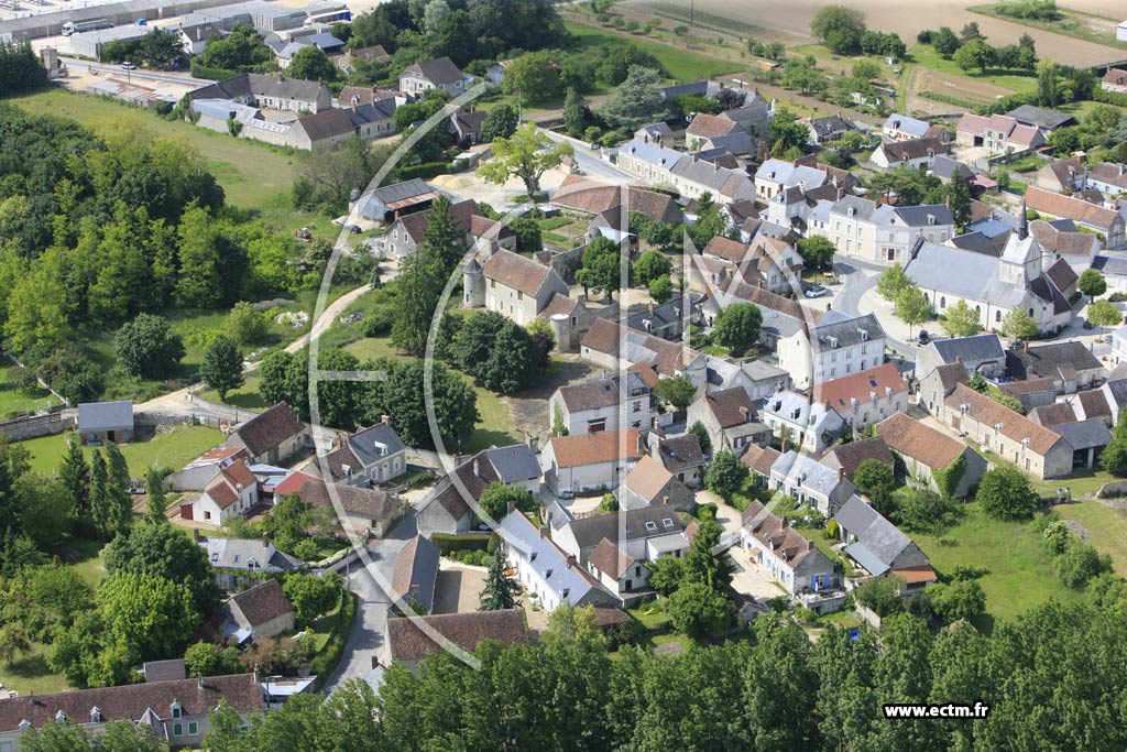Photo arienne de Thenay