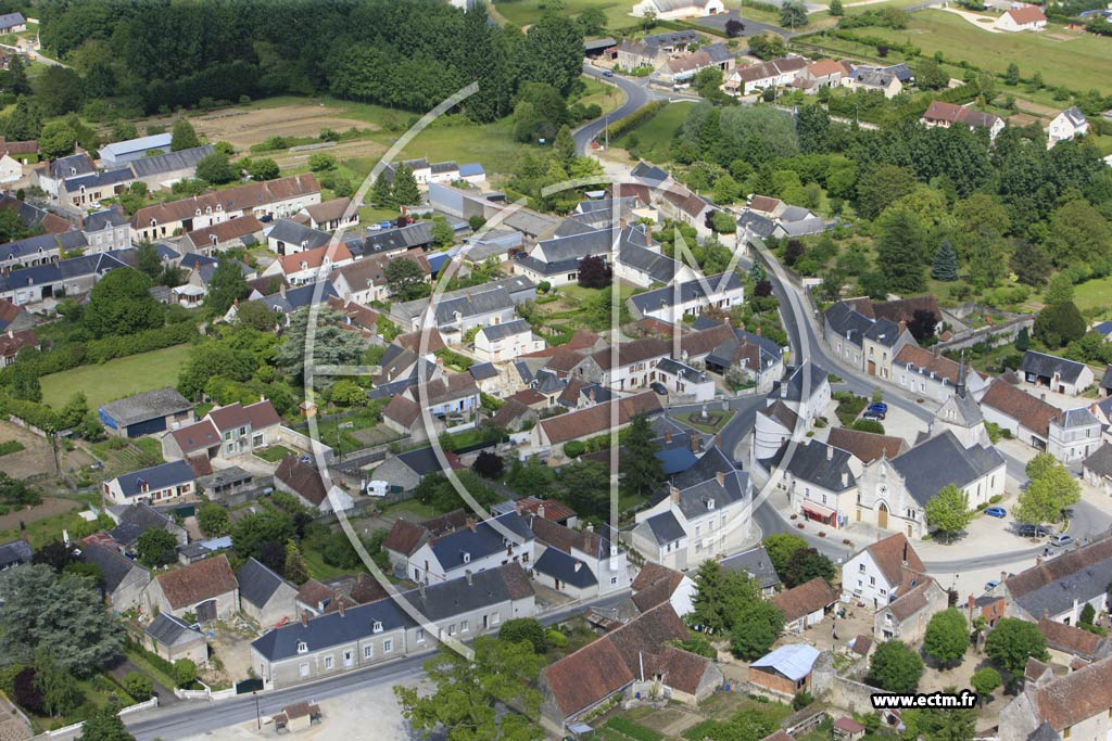 Photo arienne de Thenay