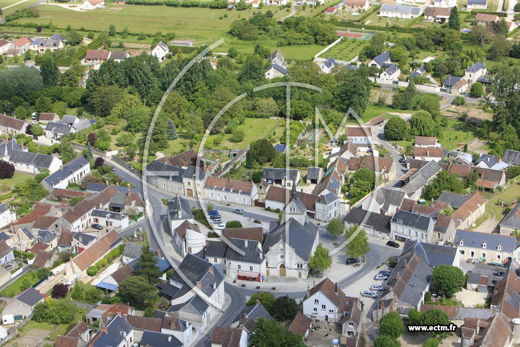 Photo arienne de Thenay