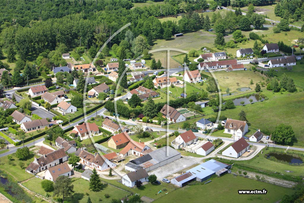 Photo arienne de Tour-en-Sologne