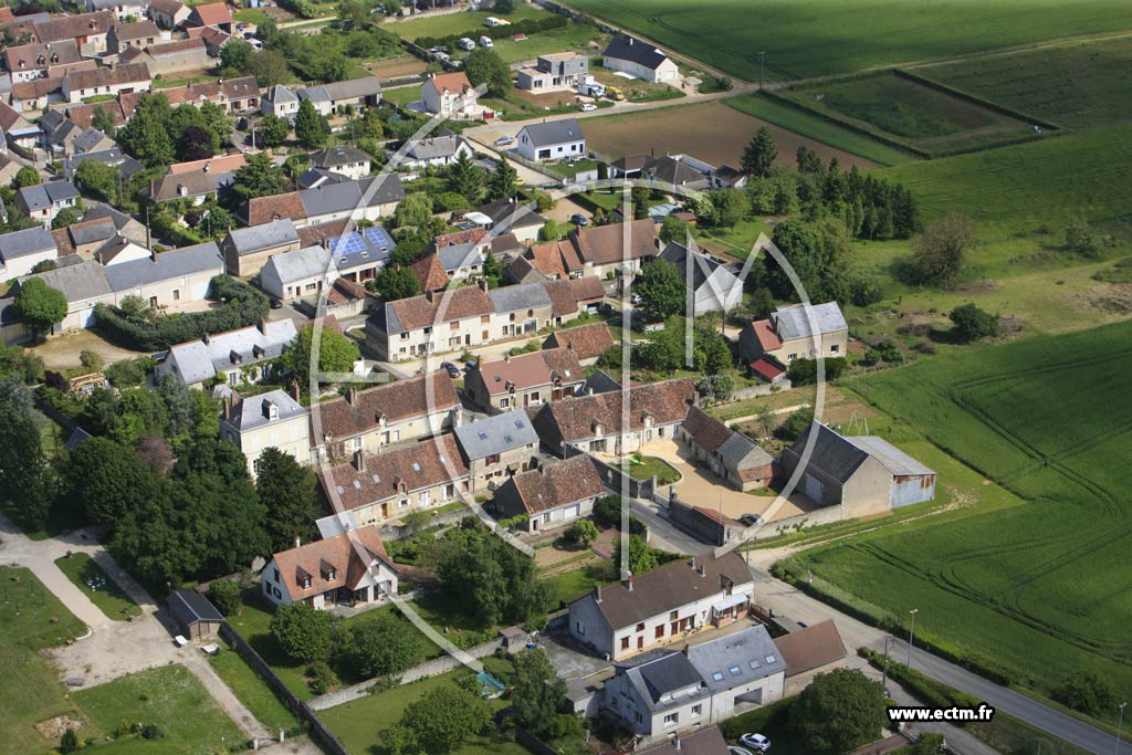 Photo arienne de Villebarou (Francillon)