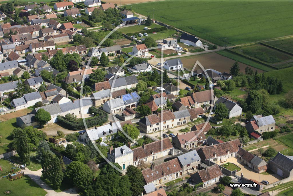 Photo arienne de Villebarou (Francillon)