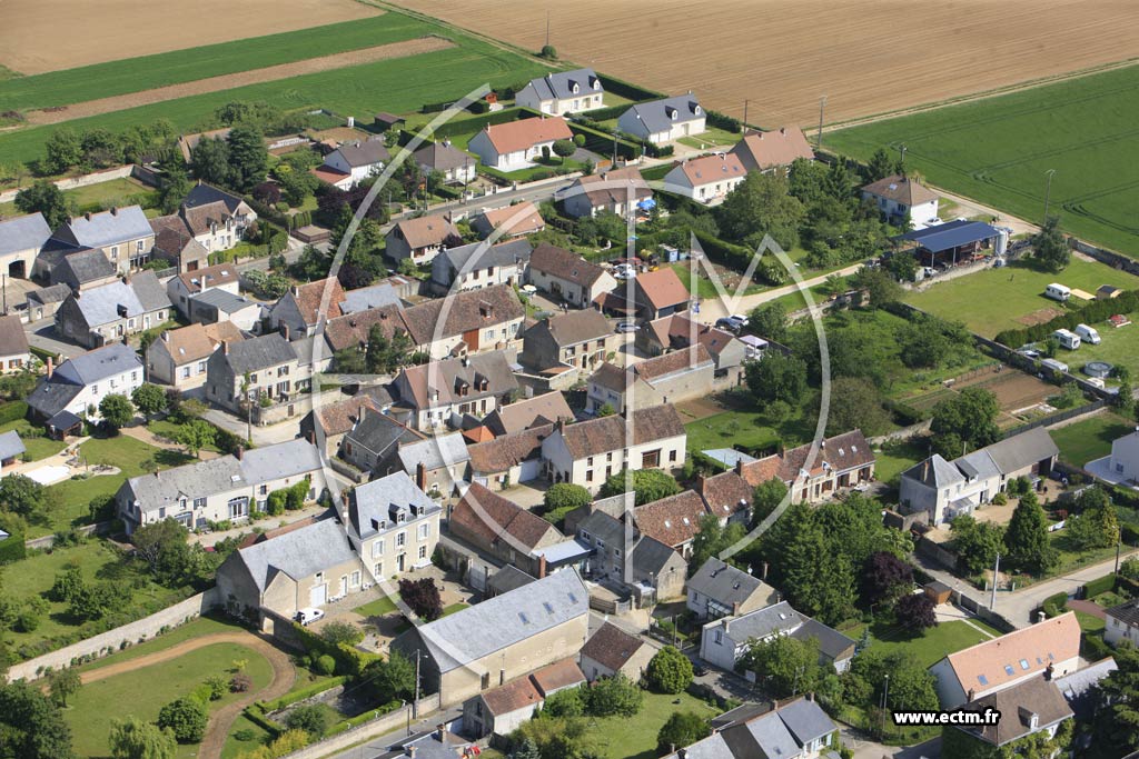 Photo arienne de Villebarou (Francillon)