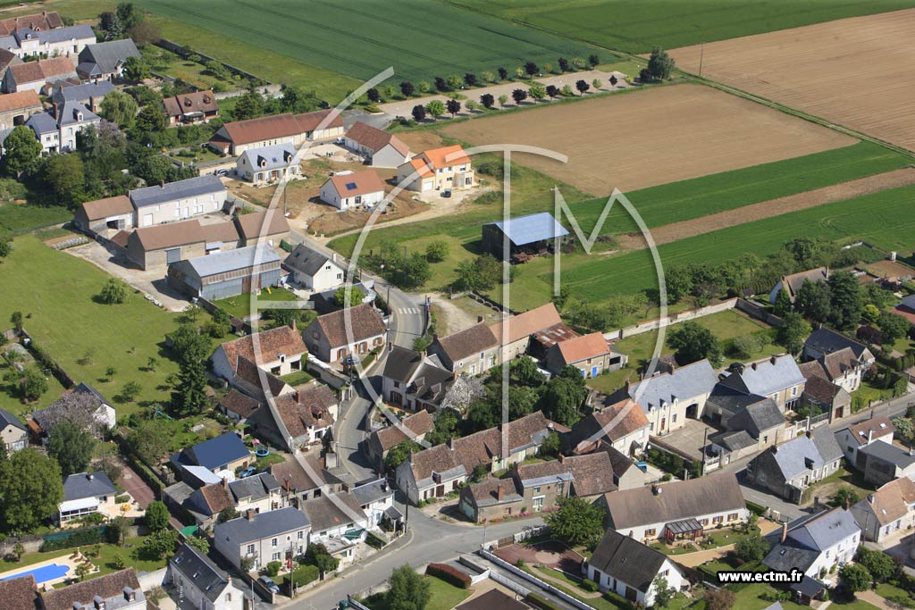 Photo arienne de Villebarou (Francillon)