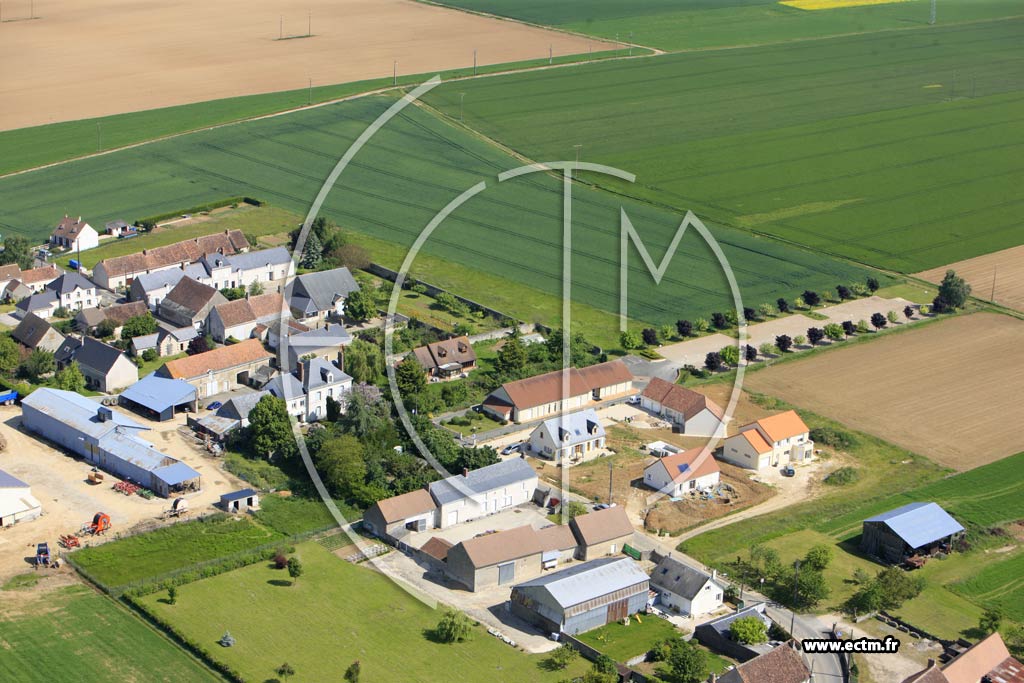 Photo arienne de Villebarou (Francillon)
