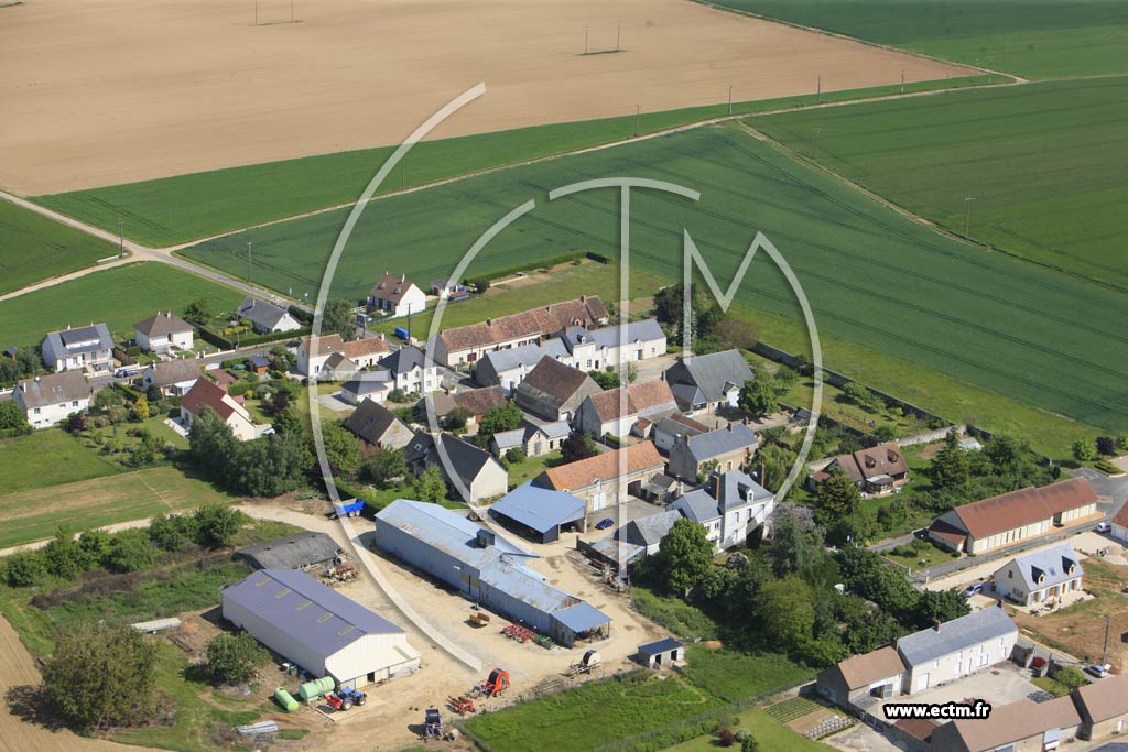 Photo arienne de Villebarou (Francillon)
