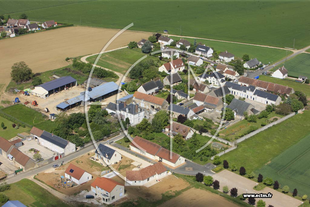 Photo arienne de Villebarou (Francillon)