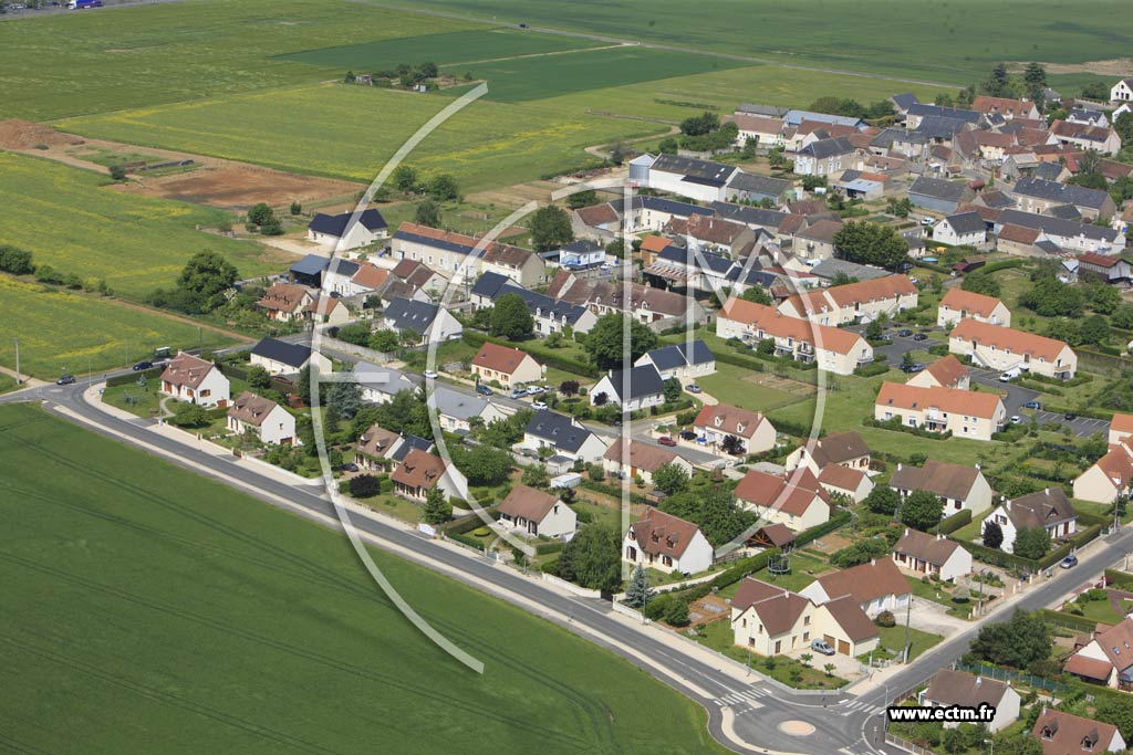 Photo arienne de Villebarou (Villebrme)