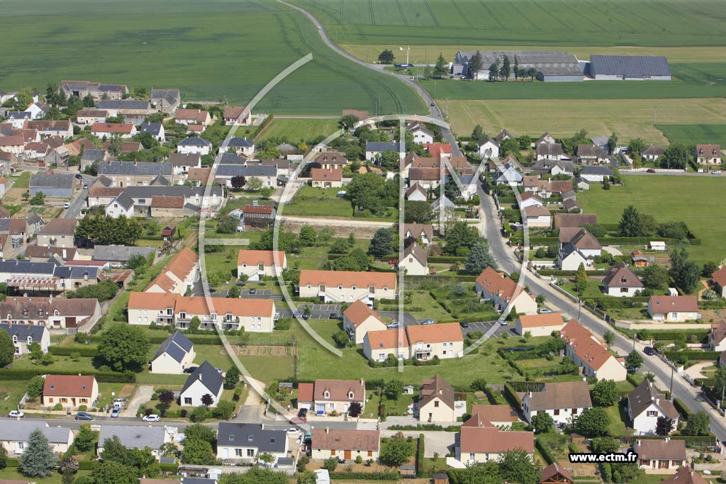 Photo arienne de Villebarou (Villebrme)