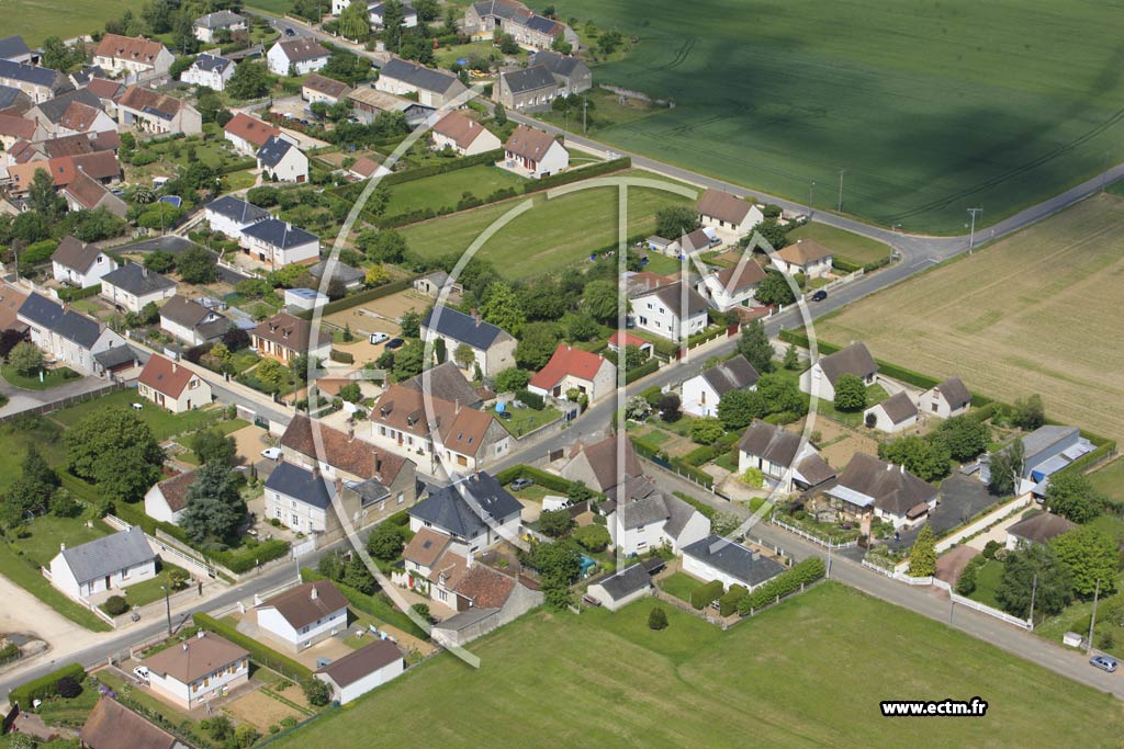 Photo arienne de Villebarou (Villebrme)