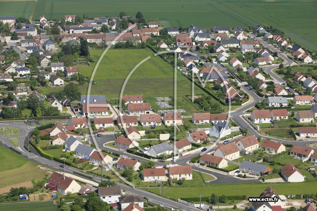 Photo arienne de Villebarou (Villeflanzy)