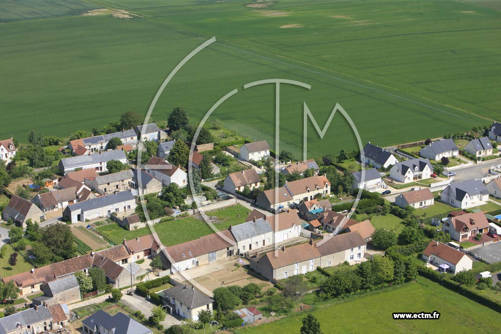 Photo arienne de Villebarou (Villeflanzy)