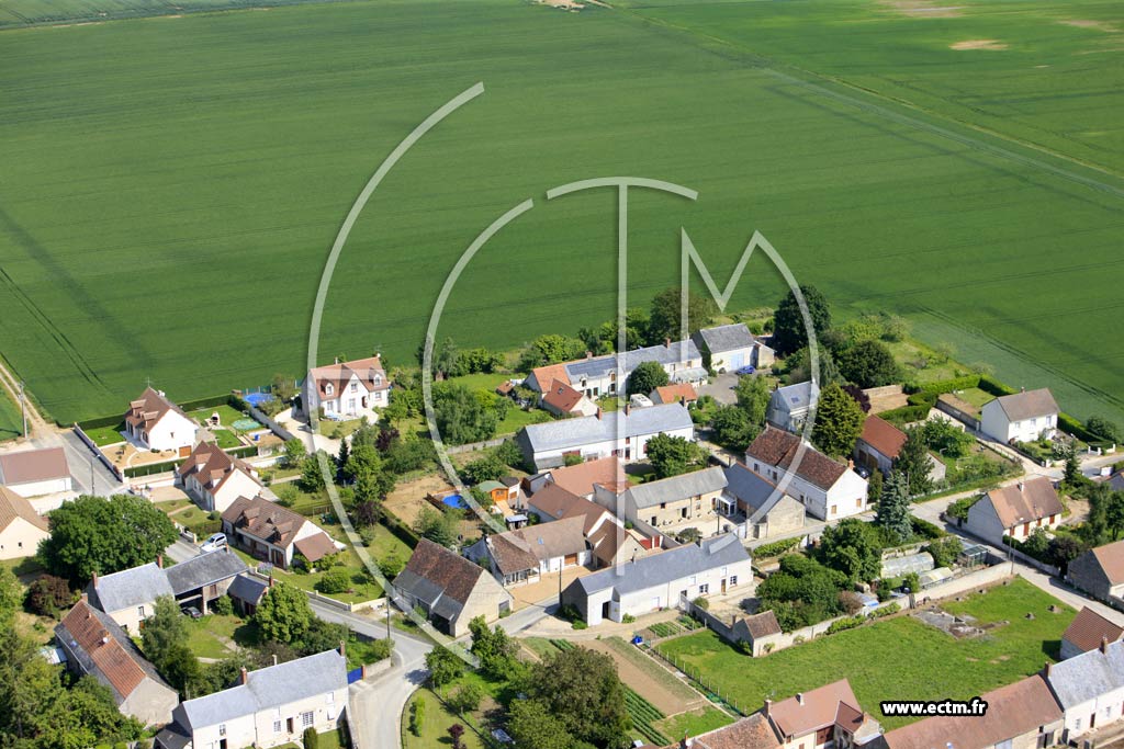Photo arienne de Villebarou (Villeflanzy)