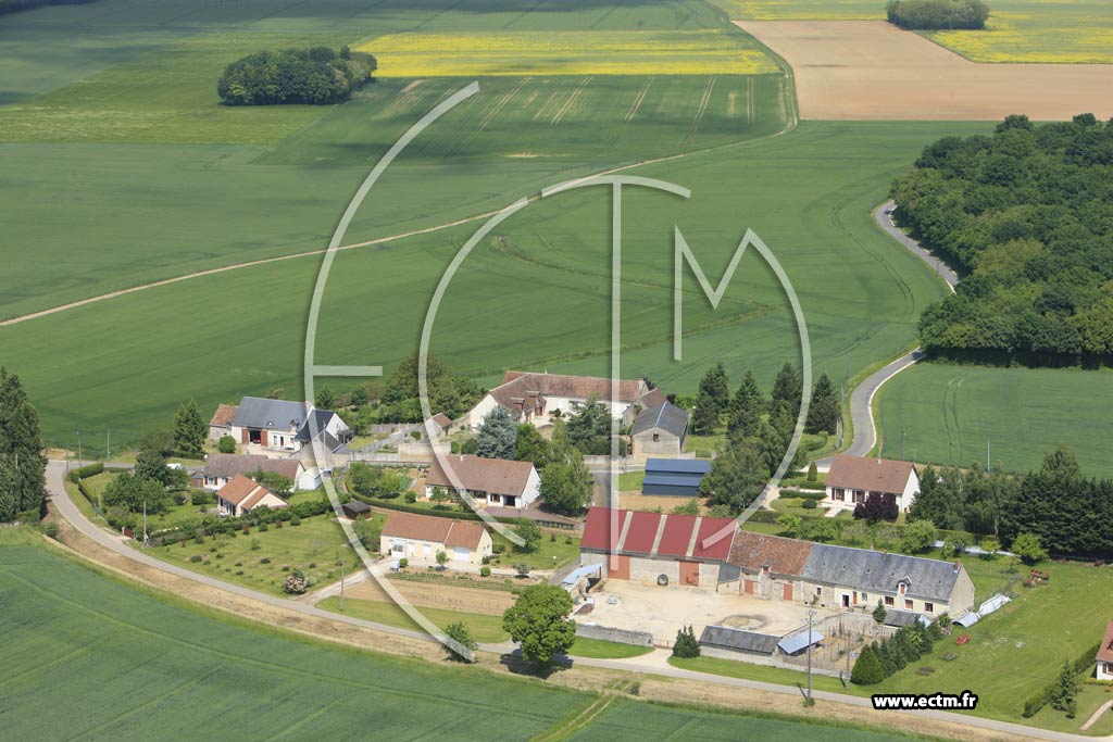 Photo arienne de Villefrancoeur (St Avertin)