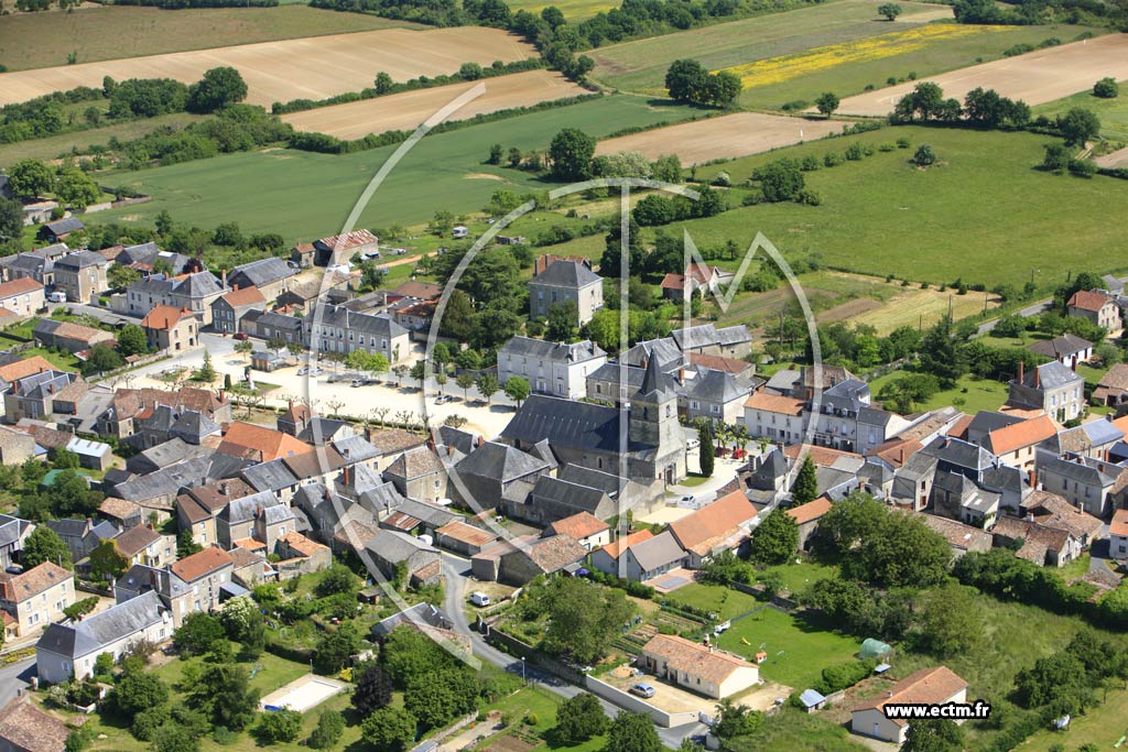 Photo arienne de Archigny
